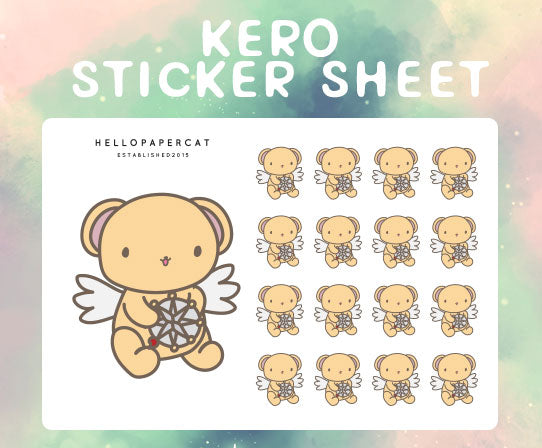 Kero sticker sheet – HelloPapercat