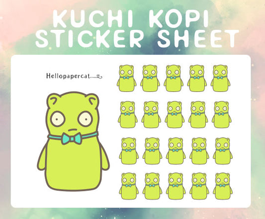 spirit creature inspired sticker sheet