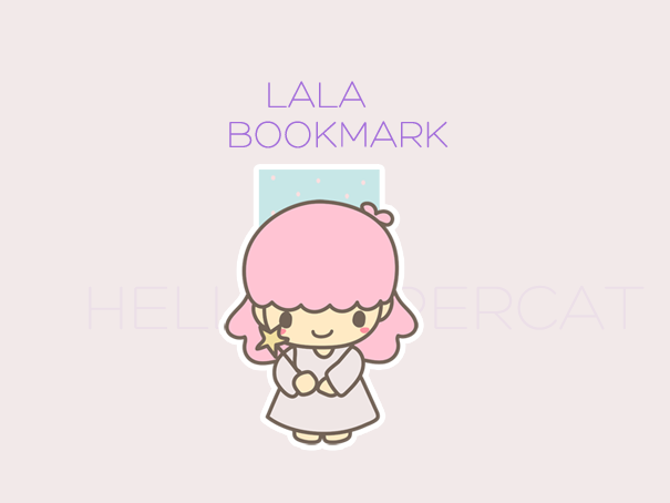 lala magnetic bookmark