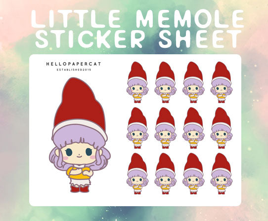 little memole sticker sheet