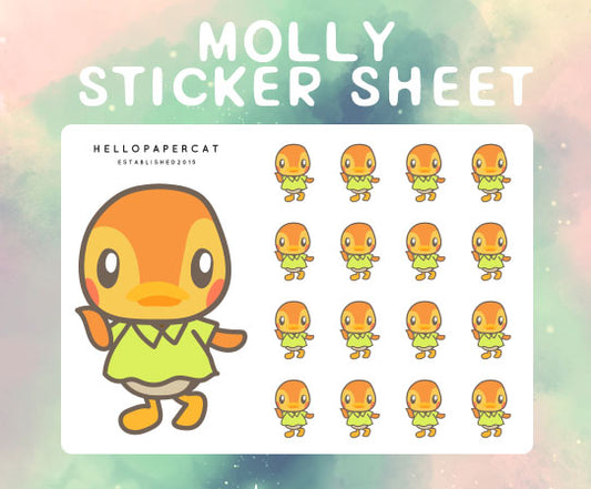 Molly sticker sheet