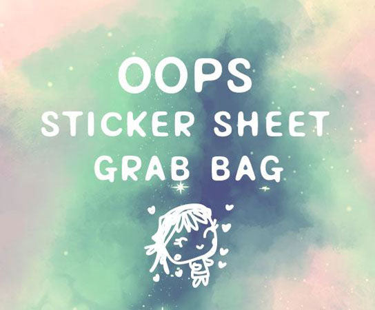 OOPS sticker sheet bundle
