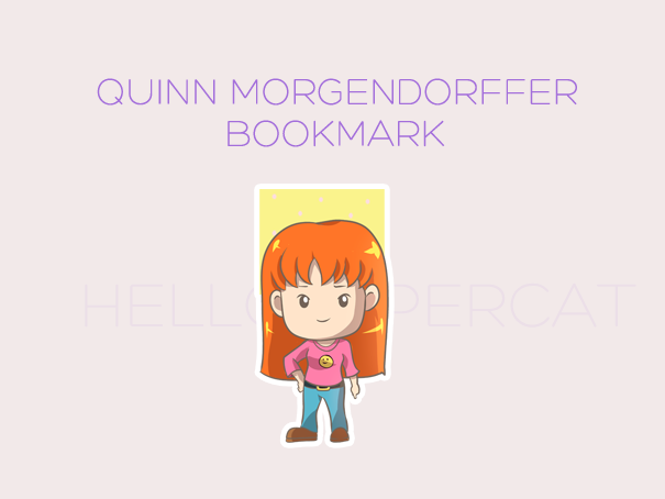 Quinn magnetic bookmark