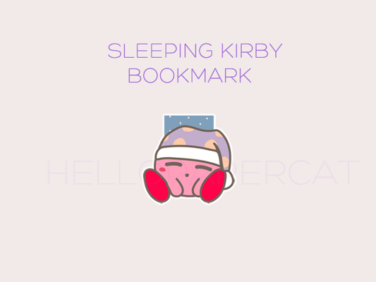 Sleeping Vacuum cutie magnetic bookmark