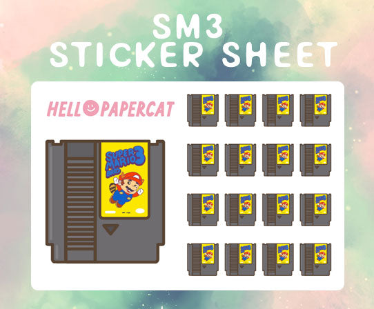 SM3 Fan sticker sheet