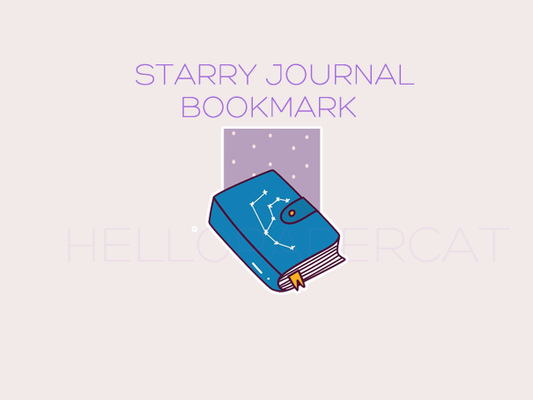 Starry Journal magnetic bookmark