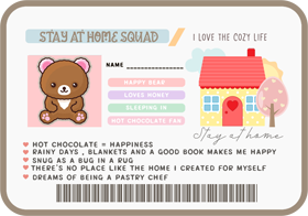 Stay at home squad ID version 2 digital download