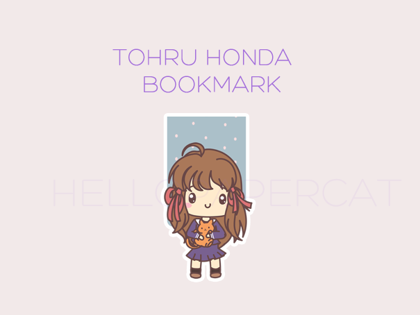 Tohru Honda magnetic bookmark