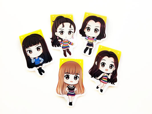 Red Velvet magnetic bookmarks