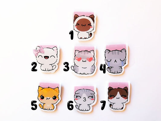 Kitten magnetic bookmarks