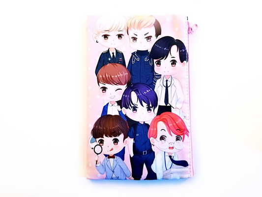 BTS zip pouch