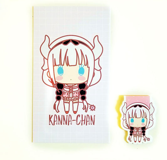 Kanna-chan planner dashboard or magnetic bookmark