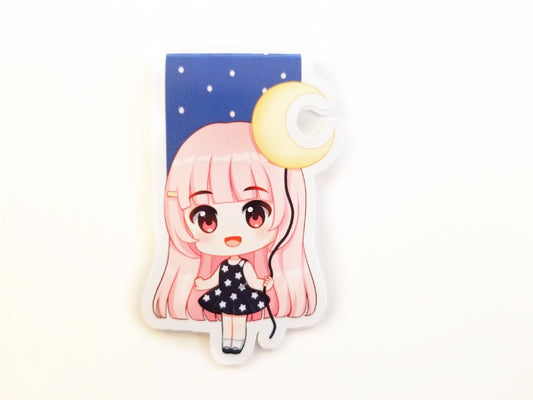 Moon and Stars Elodie magnetic bookmark