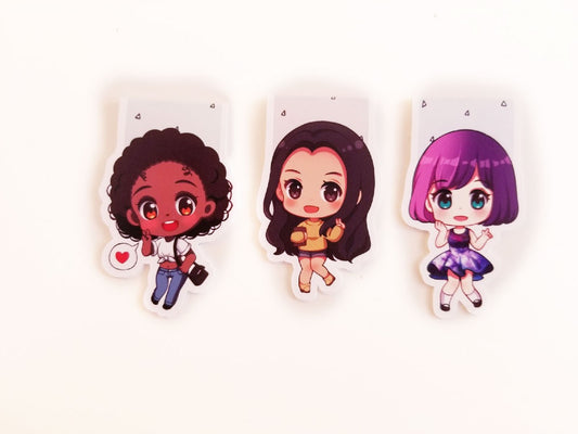 HellopaperKitten Squad magnetic bookmarks