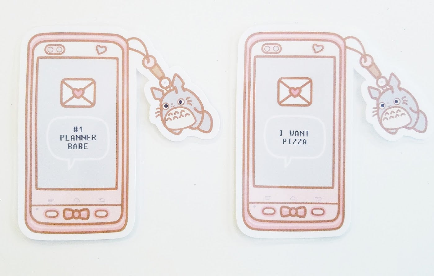 Kawaii cell phone page marker