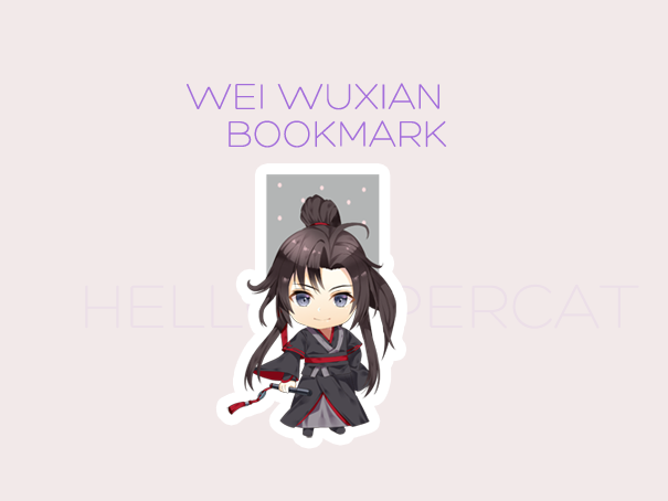 Wei Wuxian magnetic bookmark