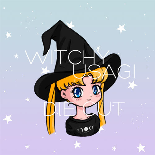 Witchy Usagi die cut